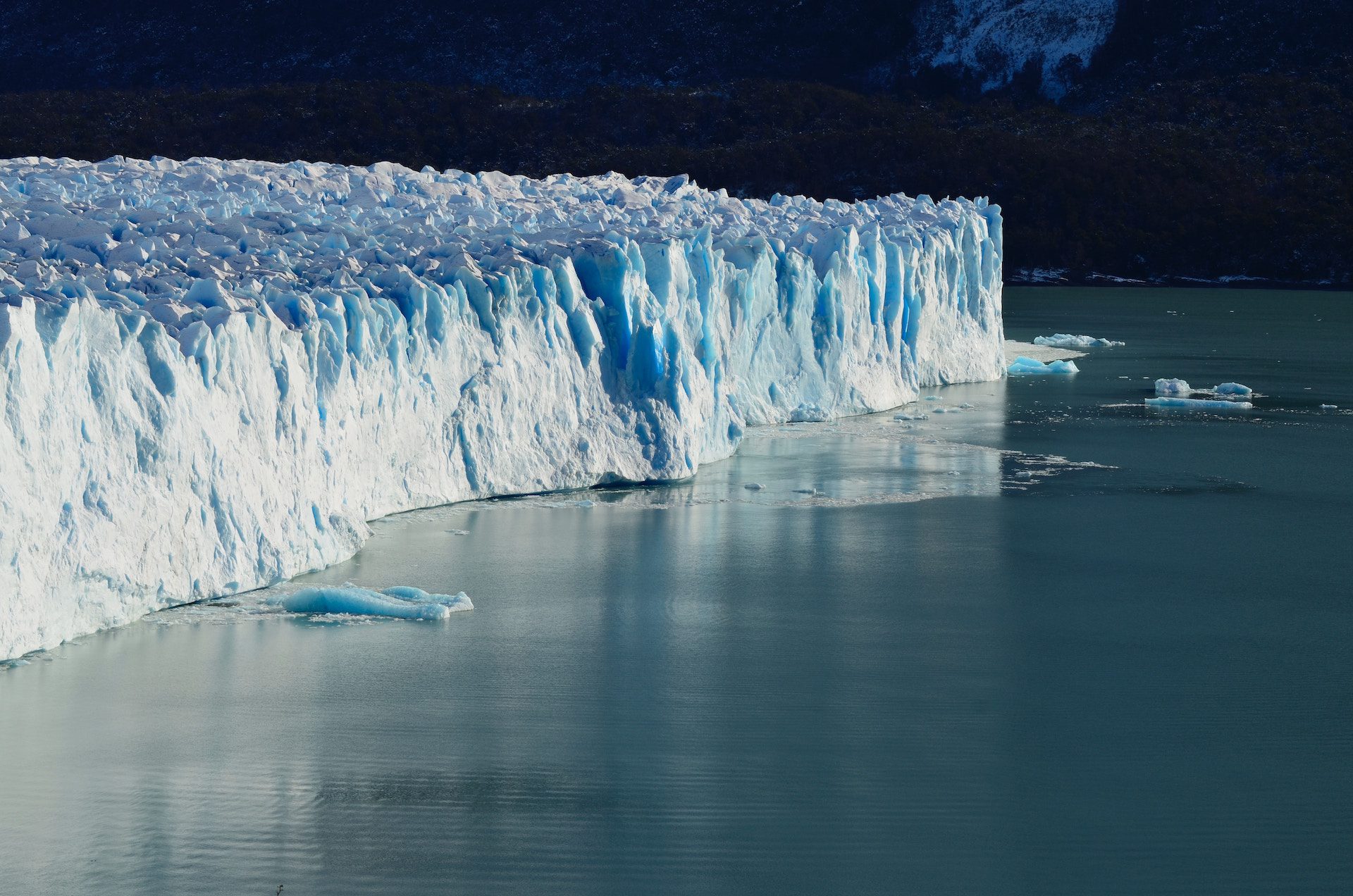 close up shot of an iceberg on the sea