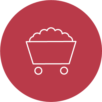 white icon steel and iron